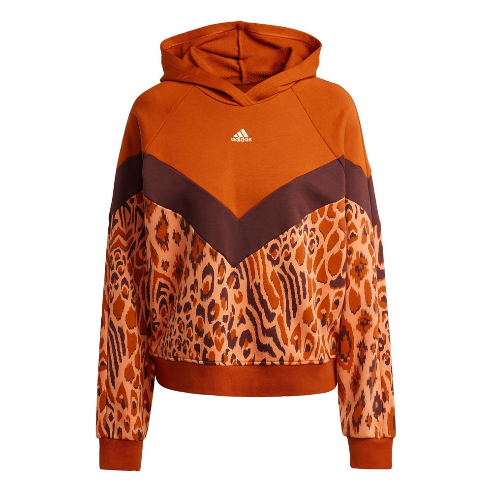 Foto 1 | Sudadera Con Gorro Adidas X Farm Rio Adidas Rojo Mujer