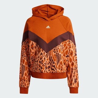 Foto 3 | Sudadera Con Gorro Adidas X Farm Rio Adidas Rojo Mujer