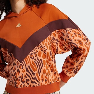 Foto 7 | Sudadera Con Gorro Adidas X Farm Rio Adidas Rojo Mujer