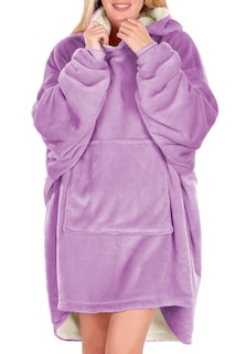 Foto 1 | Sudadera Tipo Cobija Shendy Vendy Púrpura con Capucha Afelpada