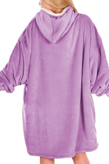Foto 2 | Sudadera Tipo Cobija Shendy Vendy Púrpura con Capucha Afelpada