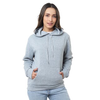 Foto 1 | Sudadera Mujer Hoodie Gris Oxford Capucha Afelpada, Moda Casual Y Cómoda – Ideal Para Clima Frío