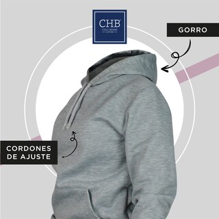 Foto 8 | Sudadera Con Capucha Color Azul Cielo Para Mujer Chb Chili Beans Clothing Co.