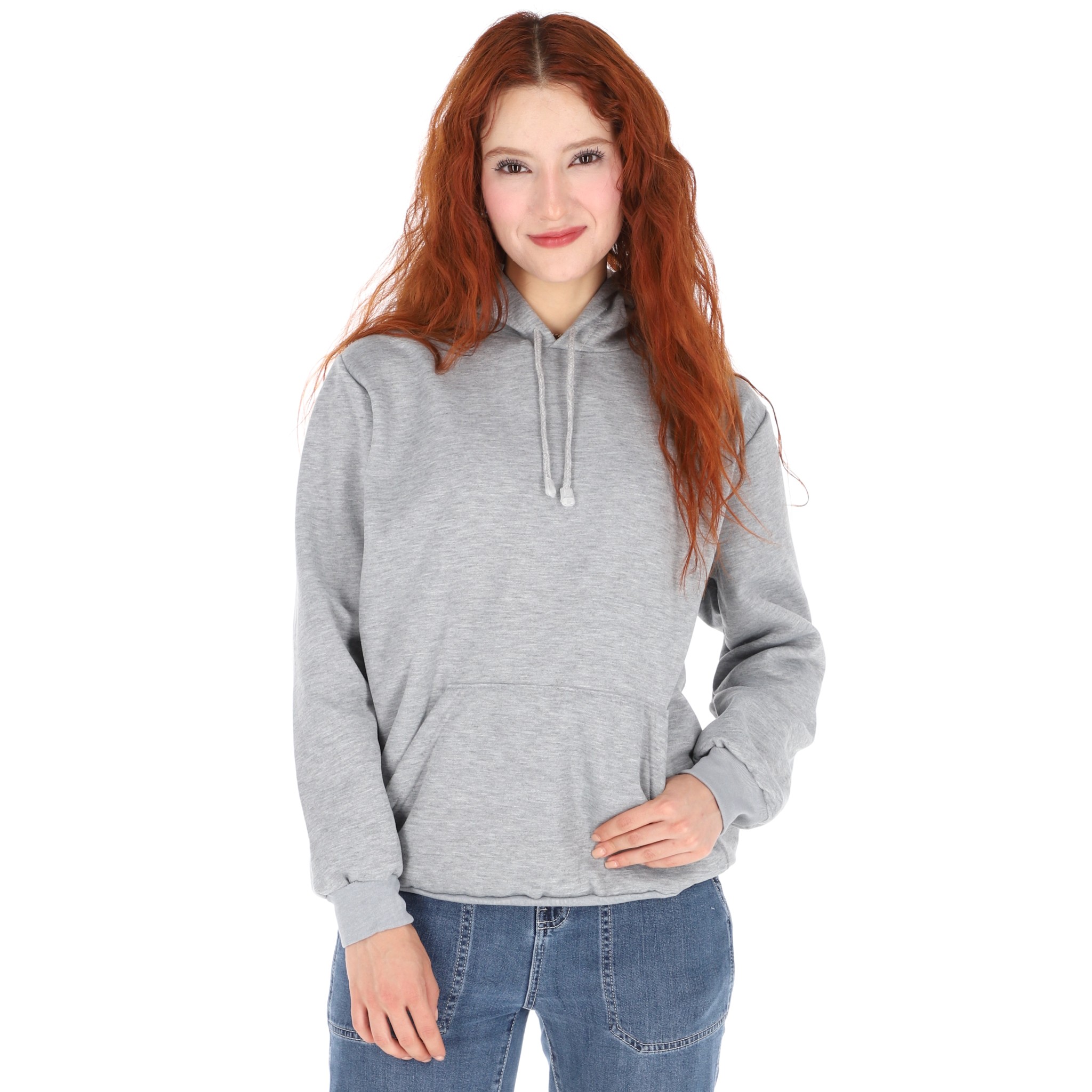 Sudadera Con Capucha Color Gris Para Mujer Chb Chili Beans Clothing Co.