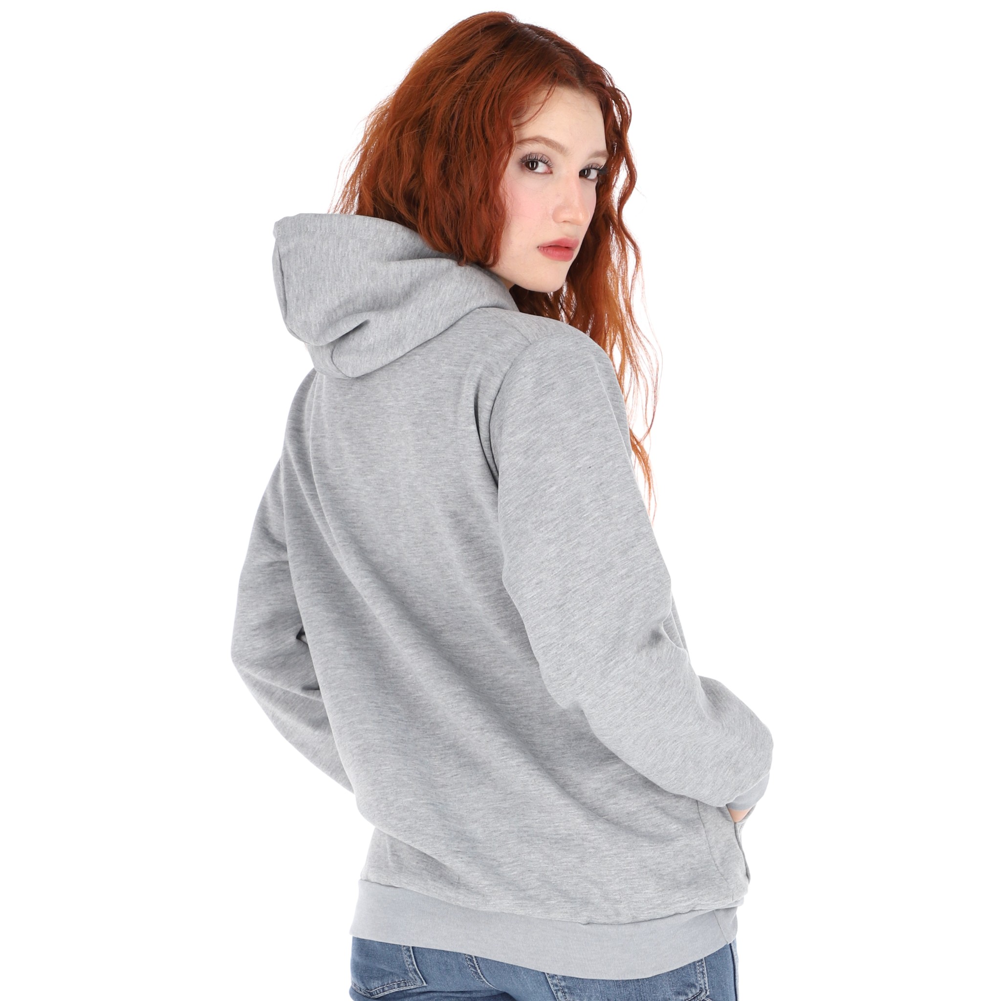 Foto 4 pulgar | Sudadera Con Capucha Color Gris Para Mujer Chb Chili Beans Clothing Co.