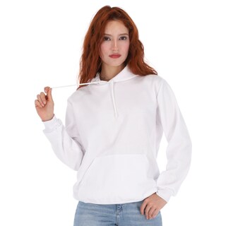 Foto 1 | Sudadera Con Capucha Color Blanco Para Mujer Chb Chili Beans Clothing Co.