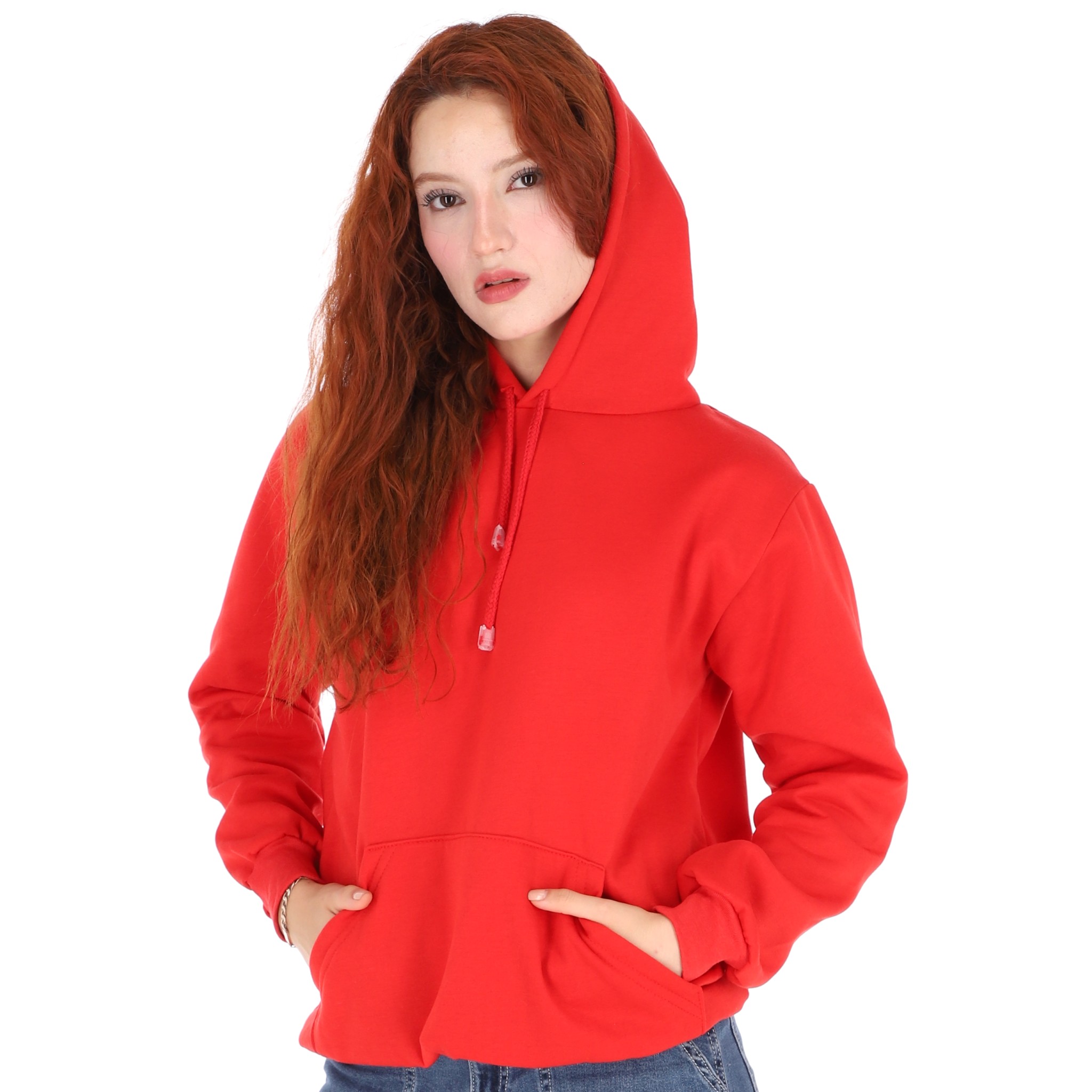 Sudadera Con Capucha Color Rojo Para Mujer Chb Chili Beans Clothing Co.