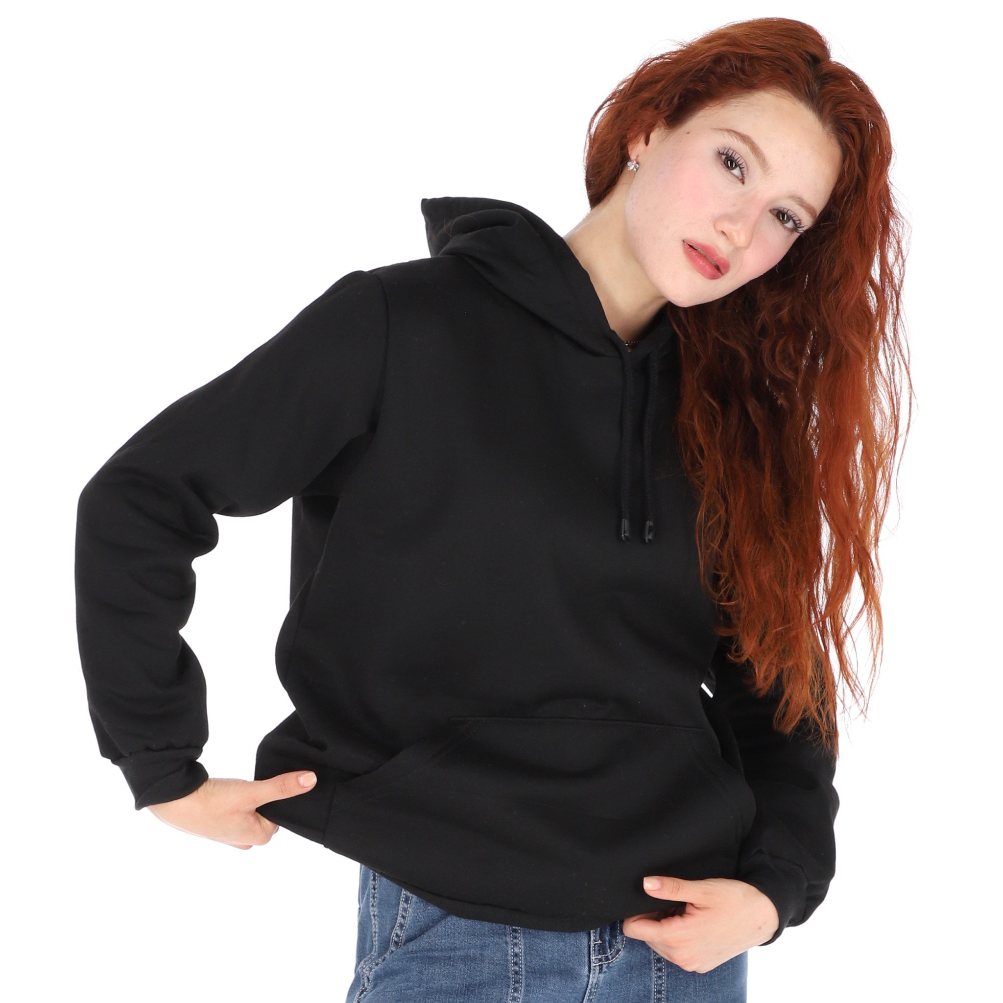 Foto 3 pulgar | Sudadera Con Capucha Color Negro Para Mujer Chb Chili Beans Clothing Co.