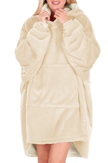 Foto 1 | Sudadera Tipo Cobija Shendy Vendy con Capucha Afelpada Púrpura