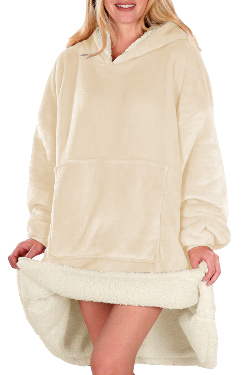 Foto 4 pulgar | Sudadera Tipo Cobija Shendy Vendy con Capucha Afelpada Púrpura