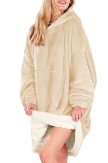 Foto 4 | Sudadera Tipo Cobija Shendy Vendy con Capucha Afelpada Púrpura