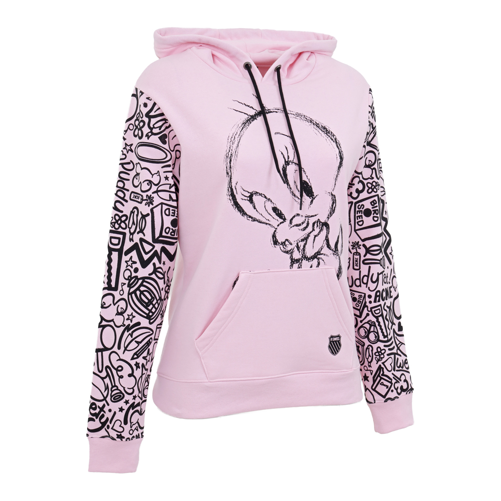 Foto 4 pulgar | Sudadera K-swiss Tweety Sketch Para Dama Color Rosa