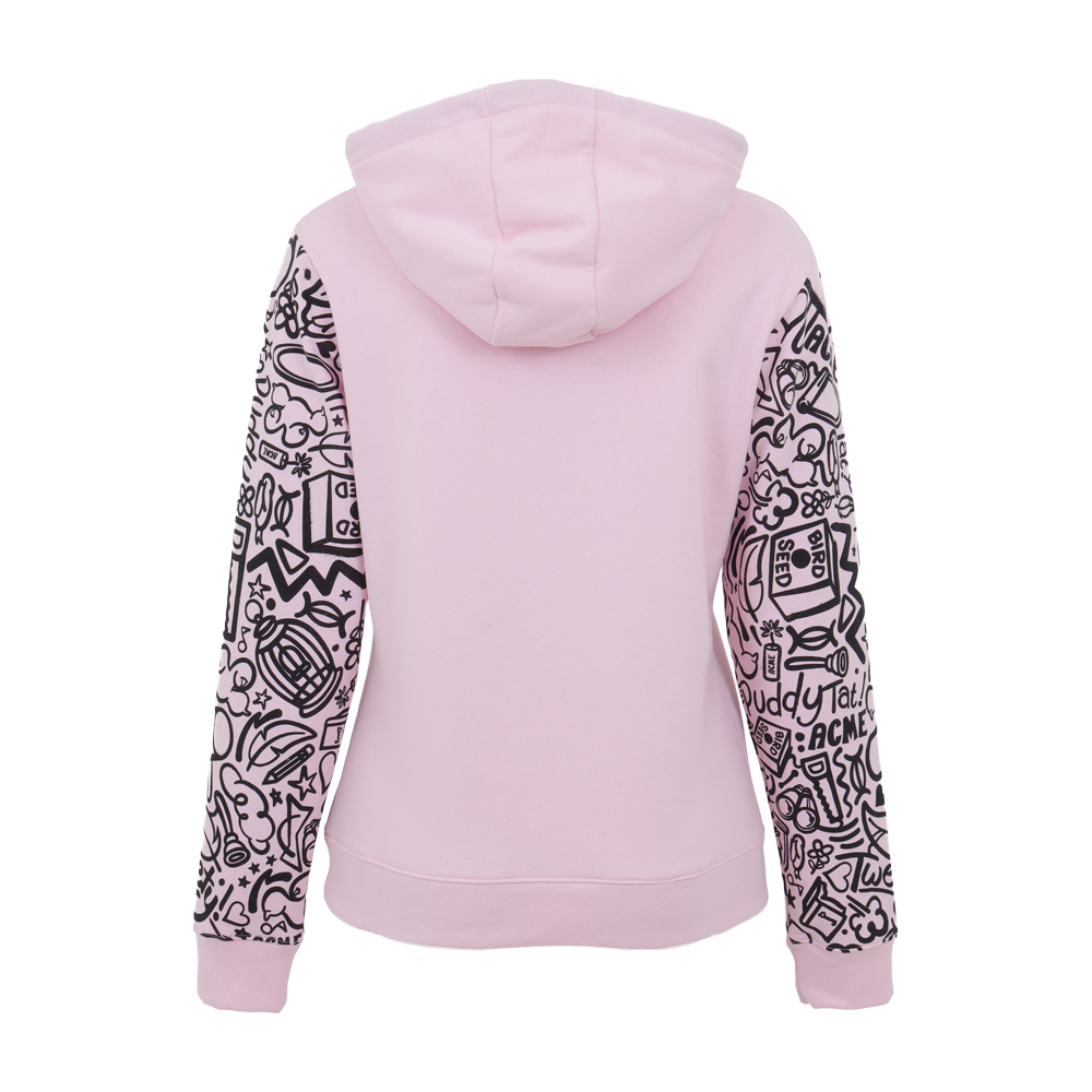 Foto 5 pulgar | Sudadera K-swiss Tweety Sketch Para Dama Color Rosa