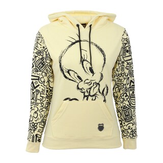 Foto 1 | Sudadera K-swiss Tweety Sketch Para Dama Color Amarillo