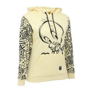 Foto 3 | Sudadera K-swiss Tweety Sketch Para Dama Color Amarillo