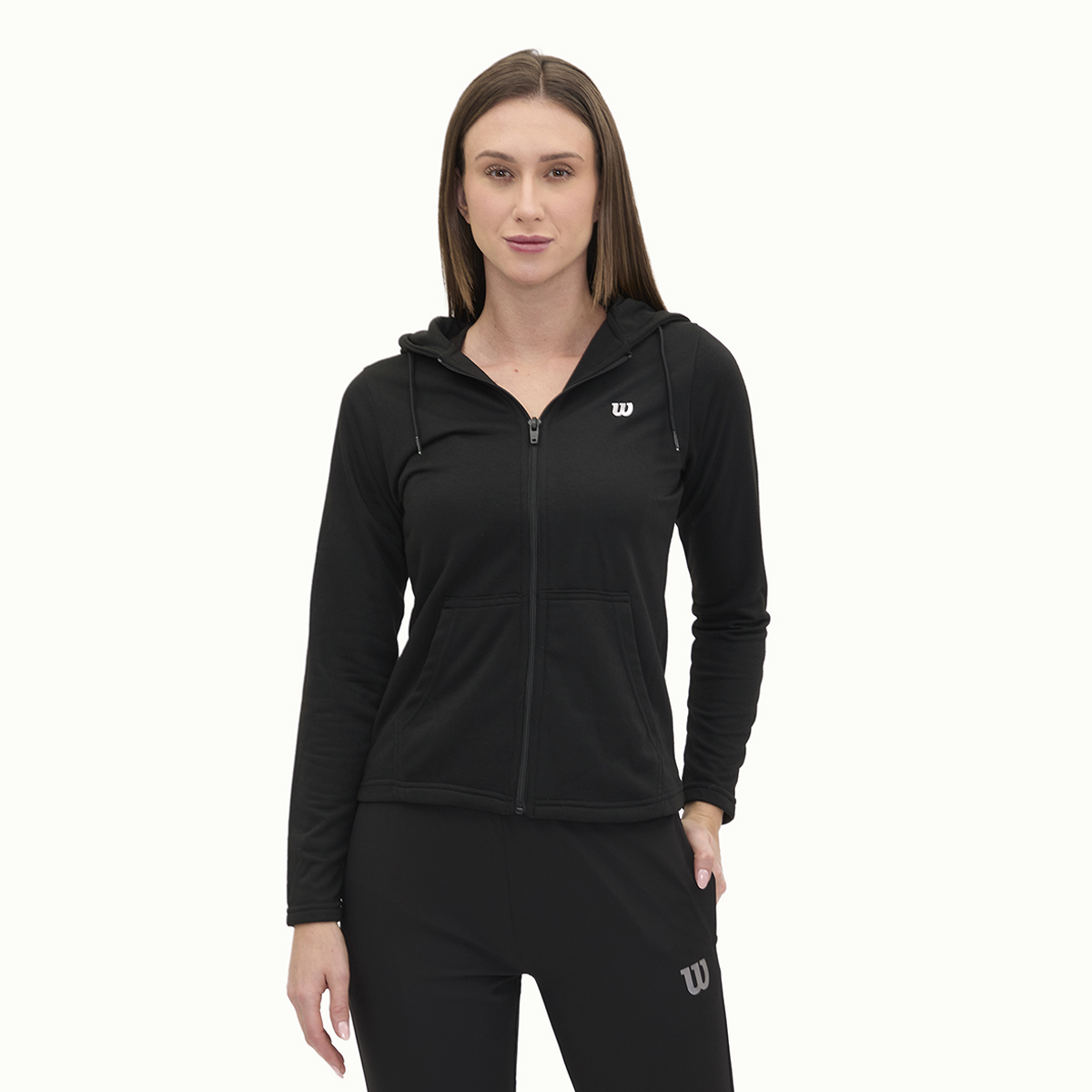 Sudadera Wilson Con Cierre French Terry Para Mujer