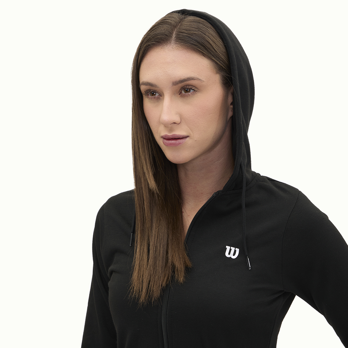 Foto 5 pulgar | Sudadera Wilson Con Cierre French Terry Para Mujer