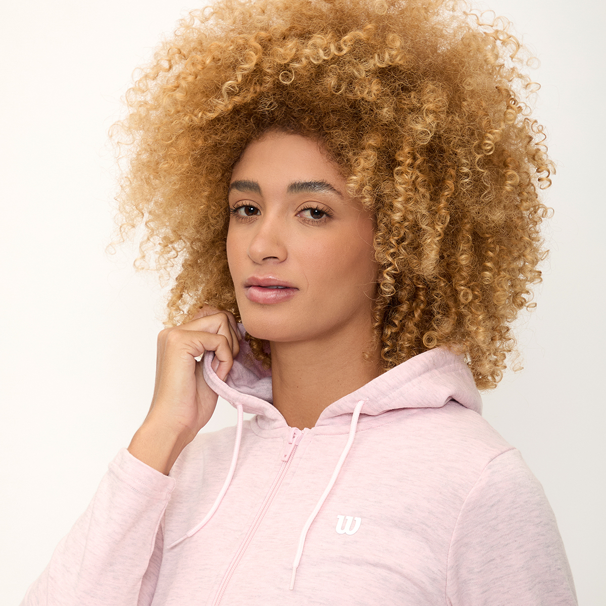 Foto 4 pulgar | Sudadera Wilson Con Cierre French Terry Para Mujer