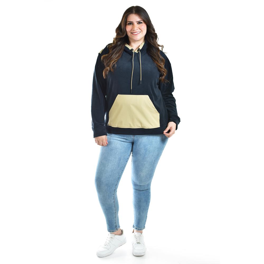 Foto 7 pulgar | Sudadera con Capucha Roman Fashion para Mujer