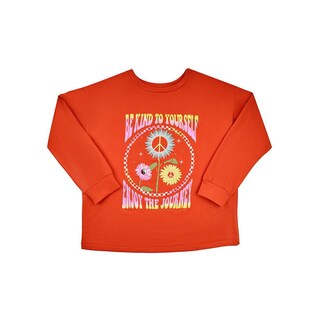 Foto 3 | Sudadera Ilusión 48005 Naranja Oscuro