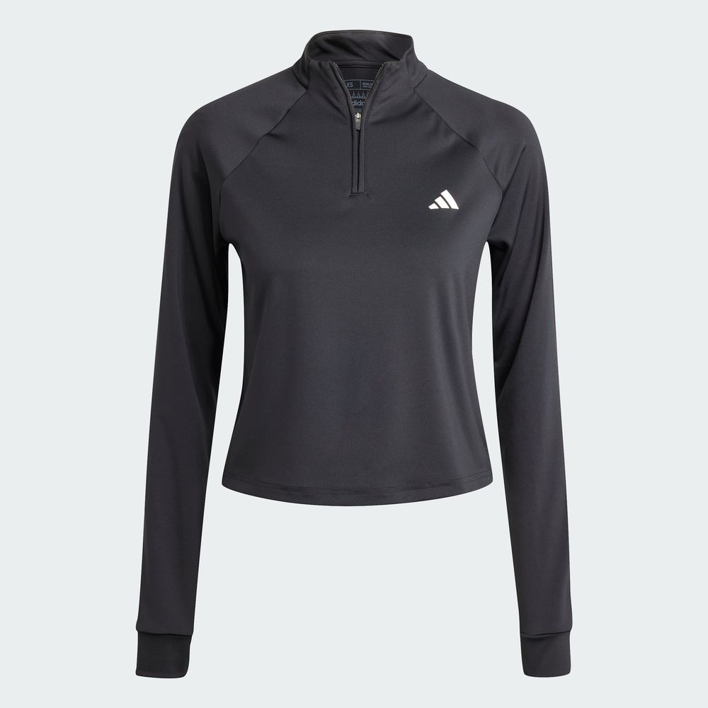 Foto 4 pulgar | Tr-es 1/4zip Adidas Negro Mujer