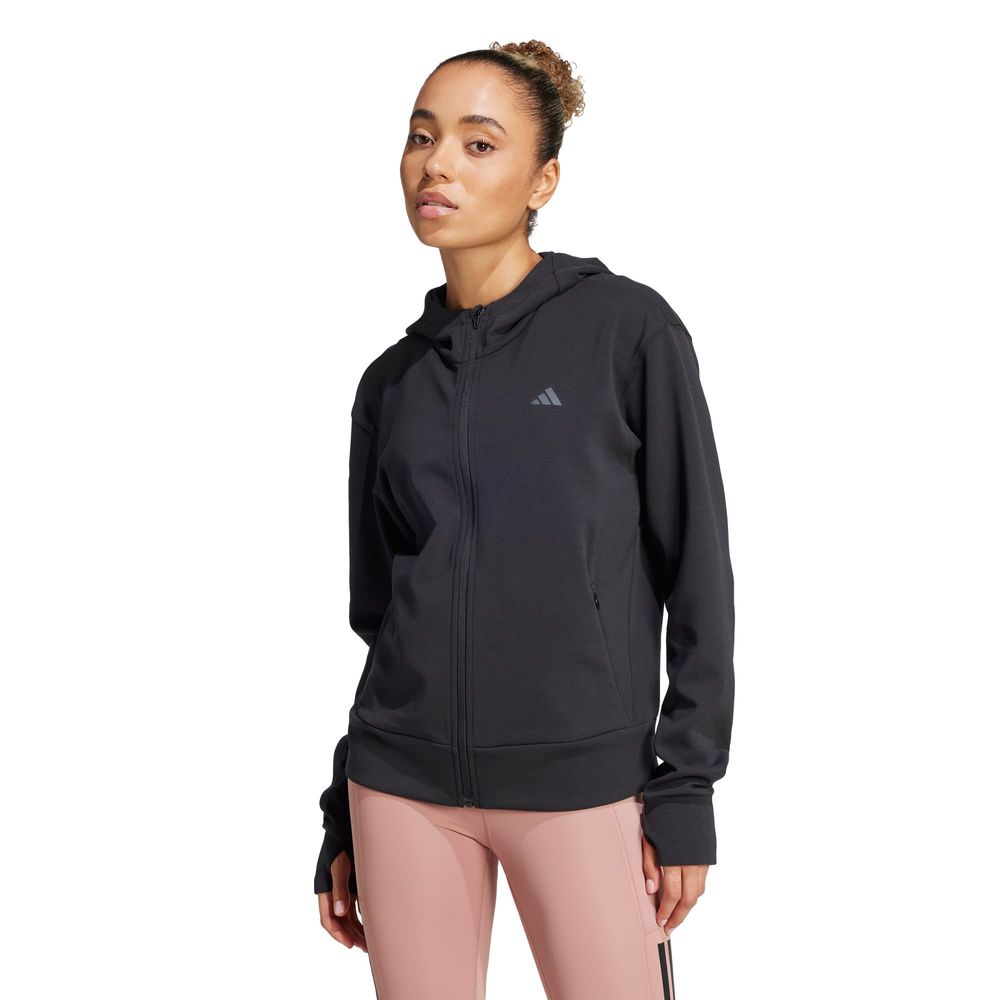 Foto 3 pulgar | Sudadera Adidas D4t Fz Hoodie para Mujer
