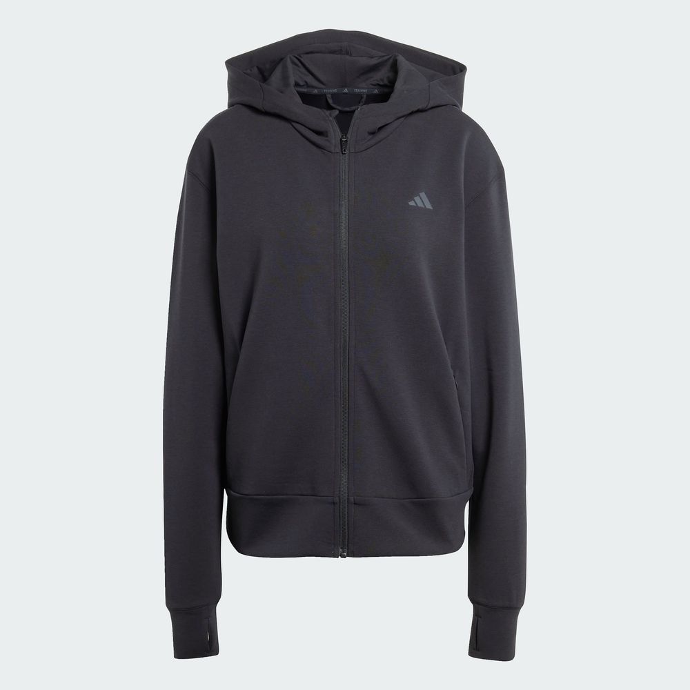 Foto 4 pulgar | Sudadera Adidas D4t Fz Hoodie para Mujer