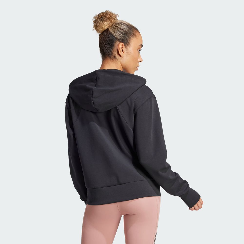 Foto 5 pulgar | Sudadera Adidas D4t Fz Hoodie para Mujer