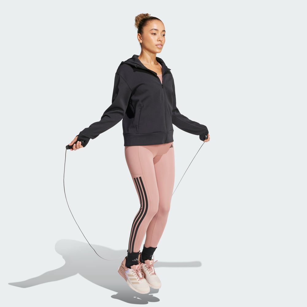 Foto 6 pulgar | Sudadera Adidas D4t Fz Hoodie para Mujer