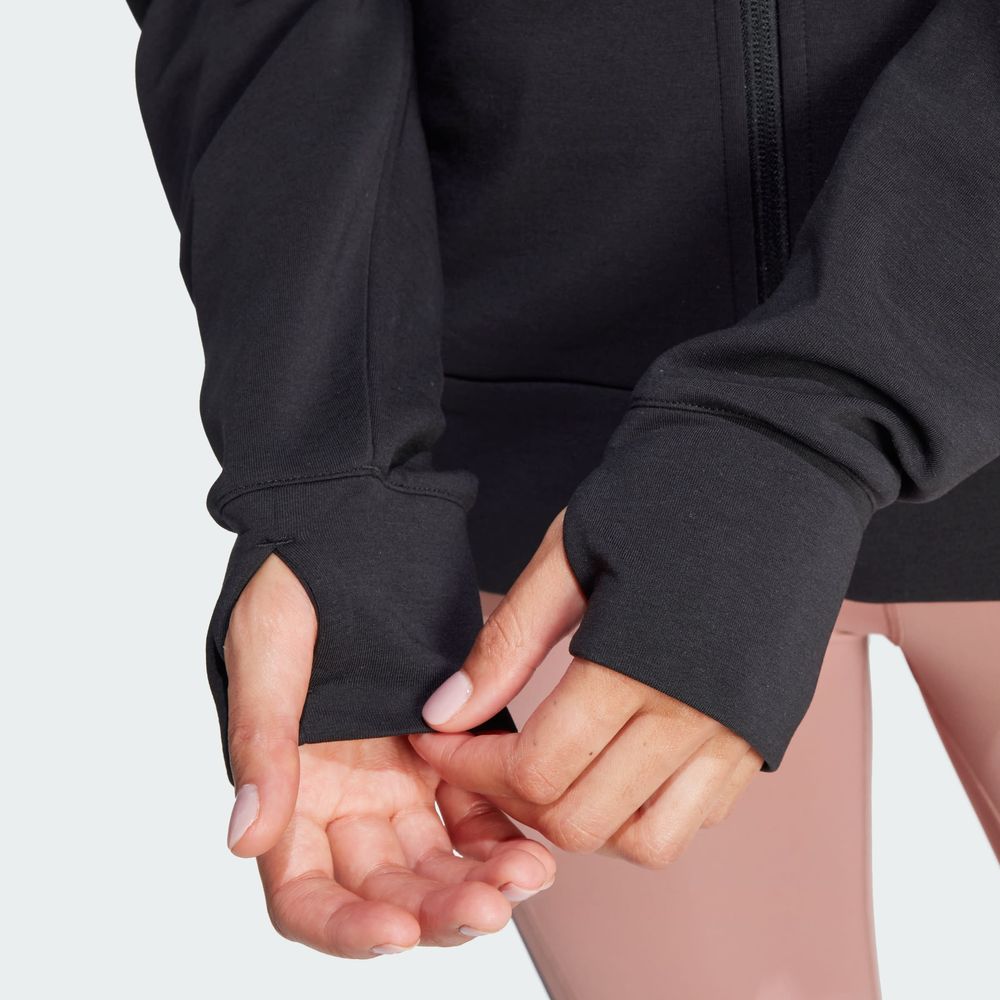 Foto 8 pulgar | Sudadera Adidas D4t Fz Hoodie para Mujer