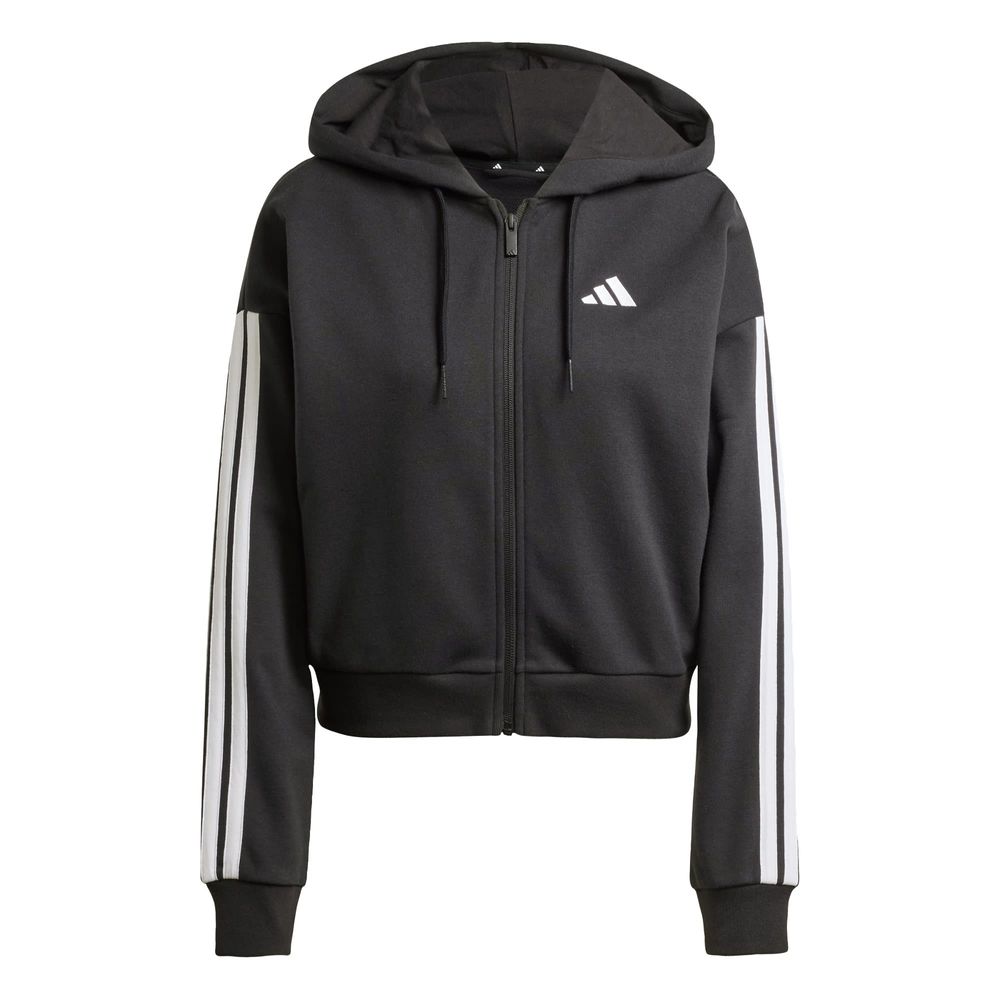 Foto 2 pulgar | Sudadera Adidas  W 3s Ft Fz Hd Negra para Mujer