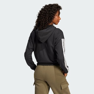 Foto 4 | Sudadera Adidas W 3s Ft Fz Hd Negra para Mujer