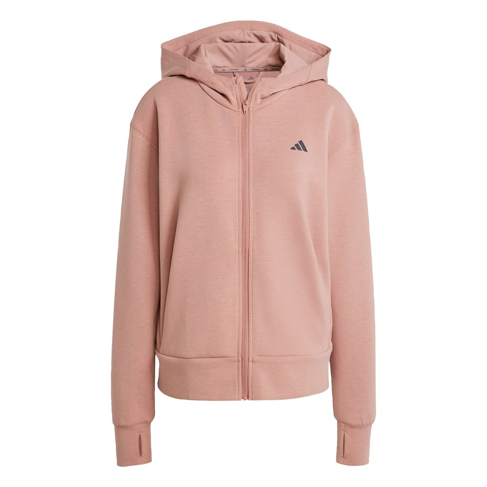 Foto 2 pulgar | Hoodie Adidas Rosa D4T FZ para Mujer