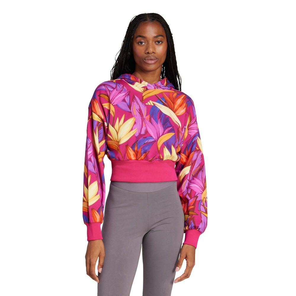 Foto 2 | Farm Hoodie Adidas Rosa Mujer