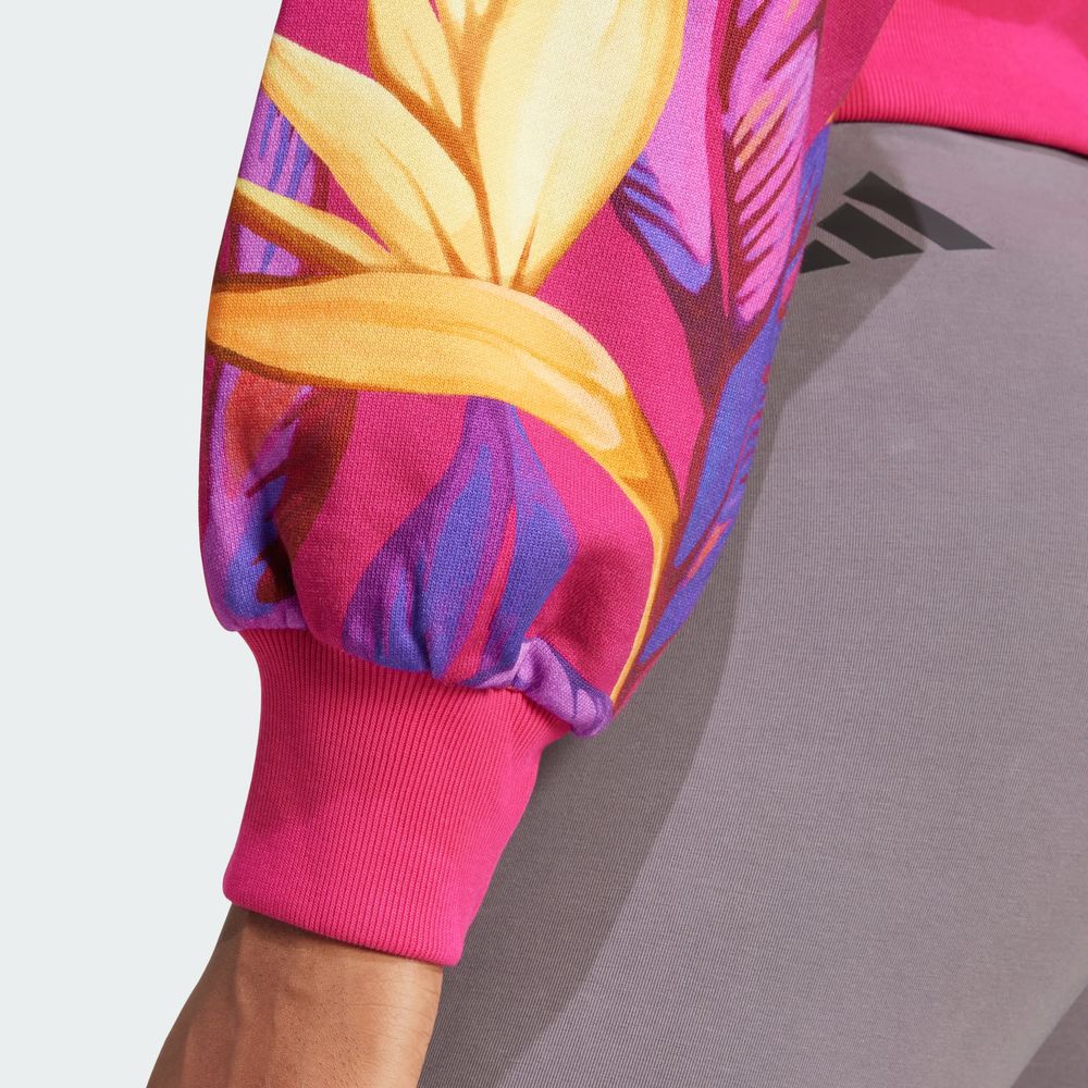 Foto 8 pulgar | Farm Hoodie Adidas Rosa Mujer