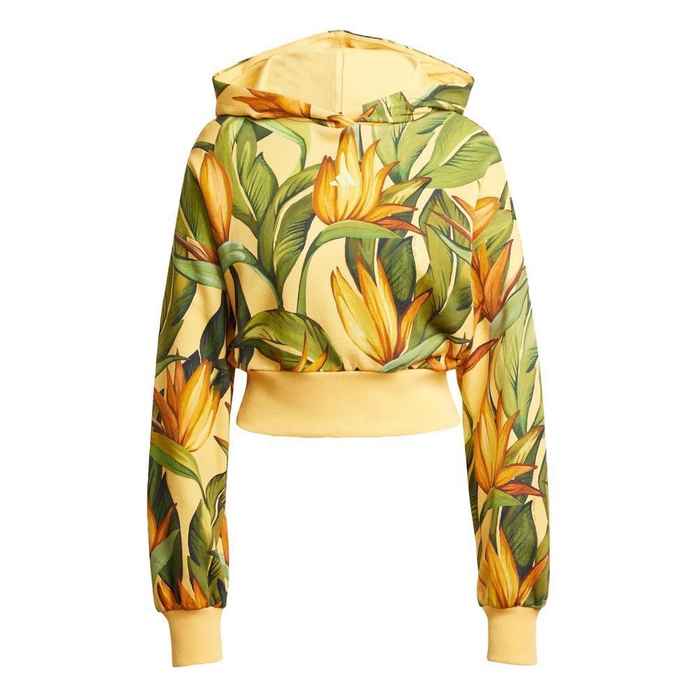 Foto 2 pulgar | Farm Hoodie Adidas Amarillo Mujer