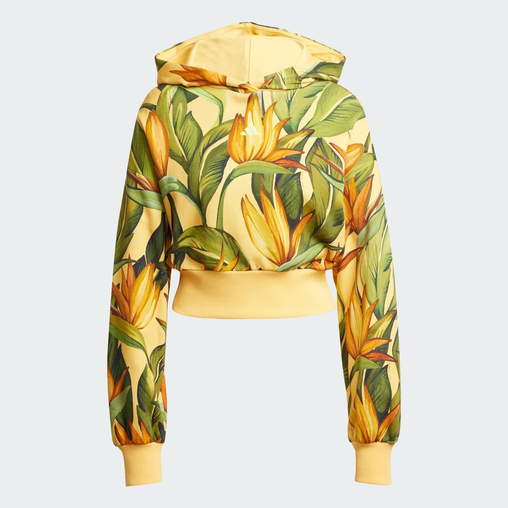 Foto 4 pulgar | Farm Hoodie Adidas Amarillo Mujer