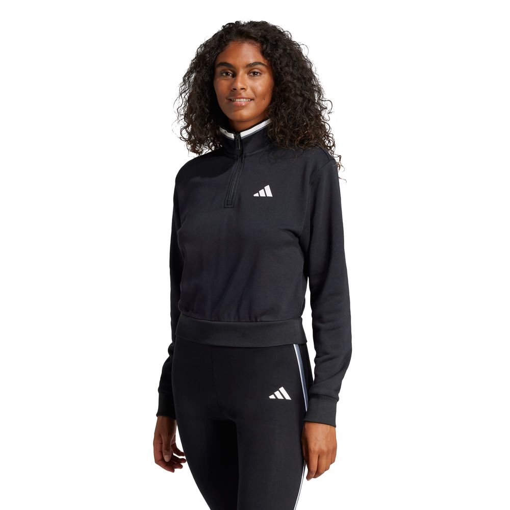 Foto 3 pulgar | W Cb 14zip Adidas Negro Mujer
