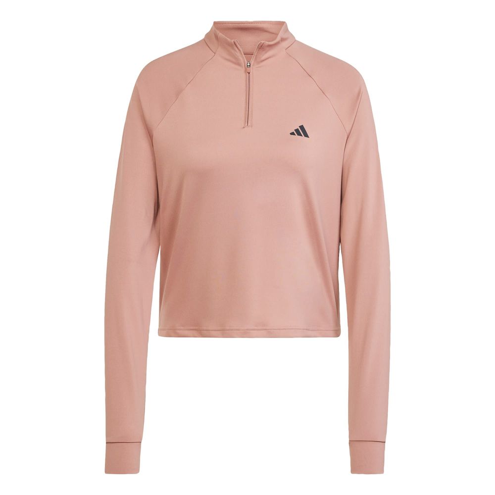 Foto 2 pulgar | Sudadera Tr-es 1/4zip Adidas Rosa para Mujer