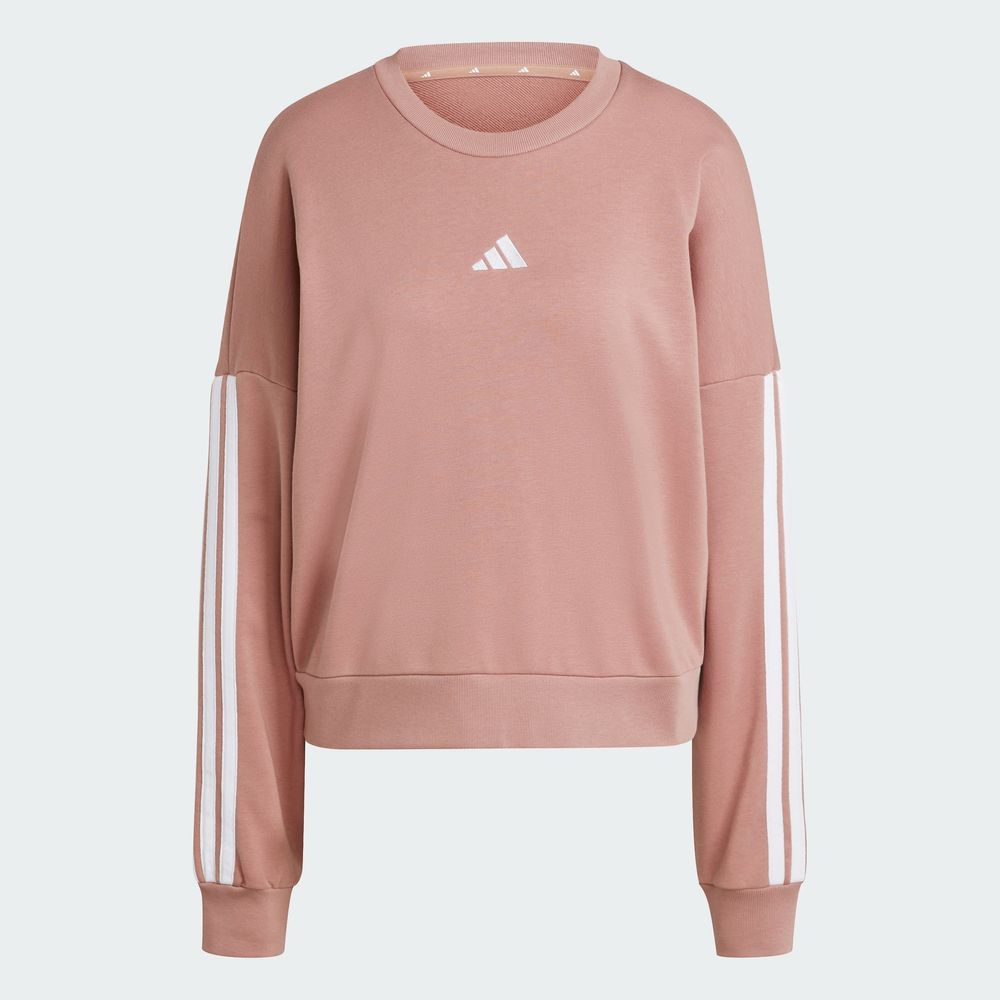 Foto 4 pulgar | Sudadera Adidas 3s Ft Swt Rosa para Mujer