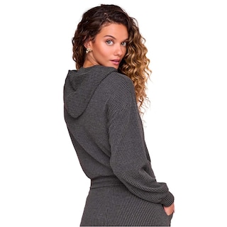 Foto 2 | Sudadera Ilusión Gris Oscuro