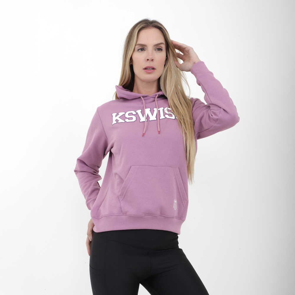 Foto 3 pulgar | Hoodie Sudadera Casual  College K-swiss, Para Mujer