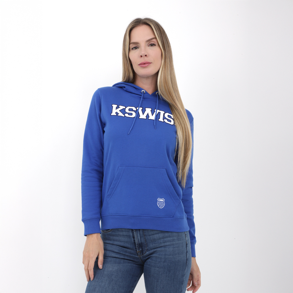 Foto 2 pulgar | Hoodie Sudadera Casual  College K-swiss, Para Mujer