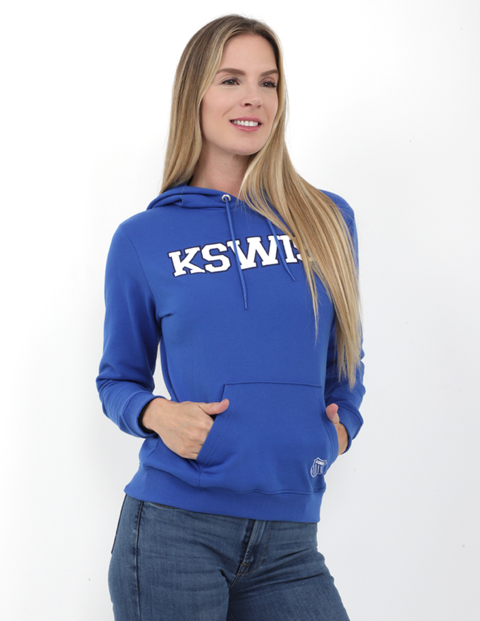 Foto 4 pulgar | Hoodie Sudadera Casual  College K-swiss, Para Mujer