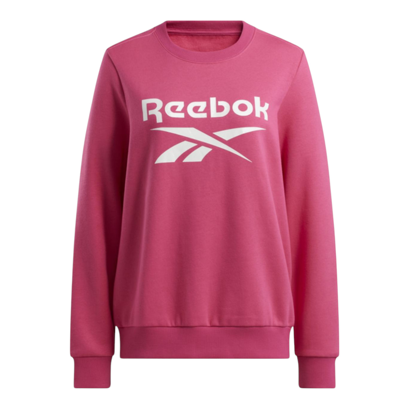 Foto 2 pulgar | Sudadera Reebok Reebok Identity Big Logo Fleece Crew Color Rosa Para Mujer Modelo 100205764