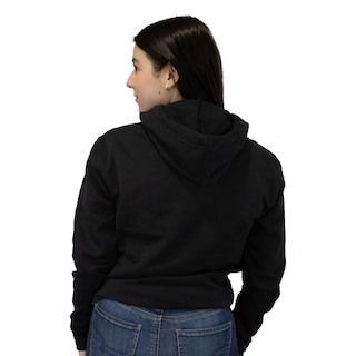 Foto 3 | Sudadera Básica Indicum Denim Negra Mujer