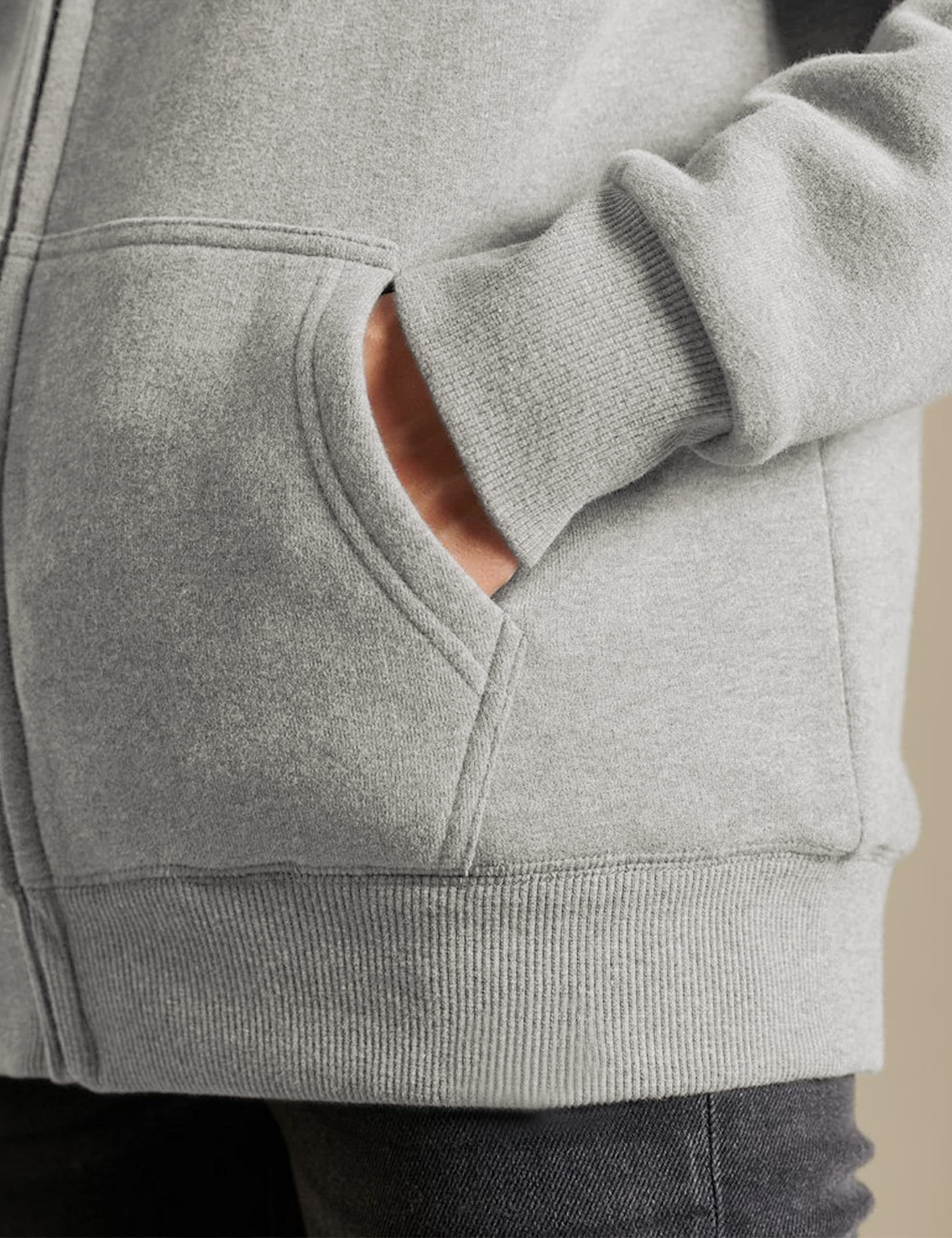 Foto 6 pulgar | Sudadera con Capucha y Chaqueta Yeokou para Mujer con Forro Sherpa - Venta Internacional