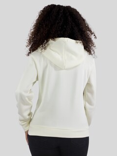 Foto 3 | Sudadera Termica De Mujer Sud-1015-2 Blanco Hueso Con Capucha Y Cierre