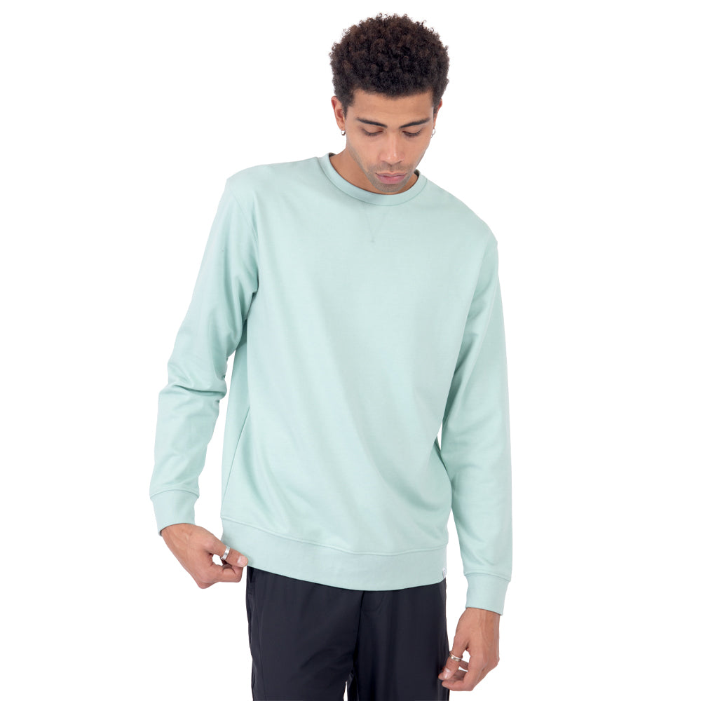 Foto 2 pulgar | Sudadera Básica Lisa Para Hombre Quarry