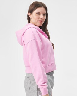 Foto 3 | Sudadera Con Capucha Florence By Mills Cozy Crush, Corta Con Cremallera, Rosa Intenso - Venta Internacional.